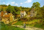 Camille Pissaro The Hermitage at Pontoise oil painting reproduction